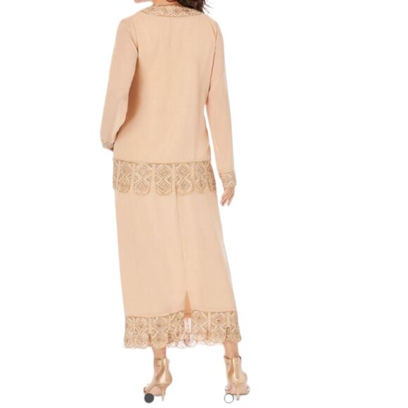 NWT Roaman's Special Occasion Dress Collection Black 3 Piece Skirt Set Sz 36 - Picture 6 of 13